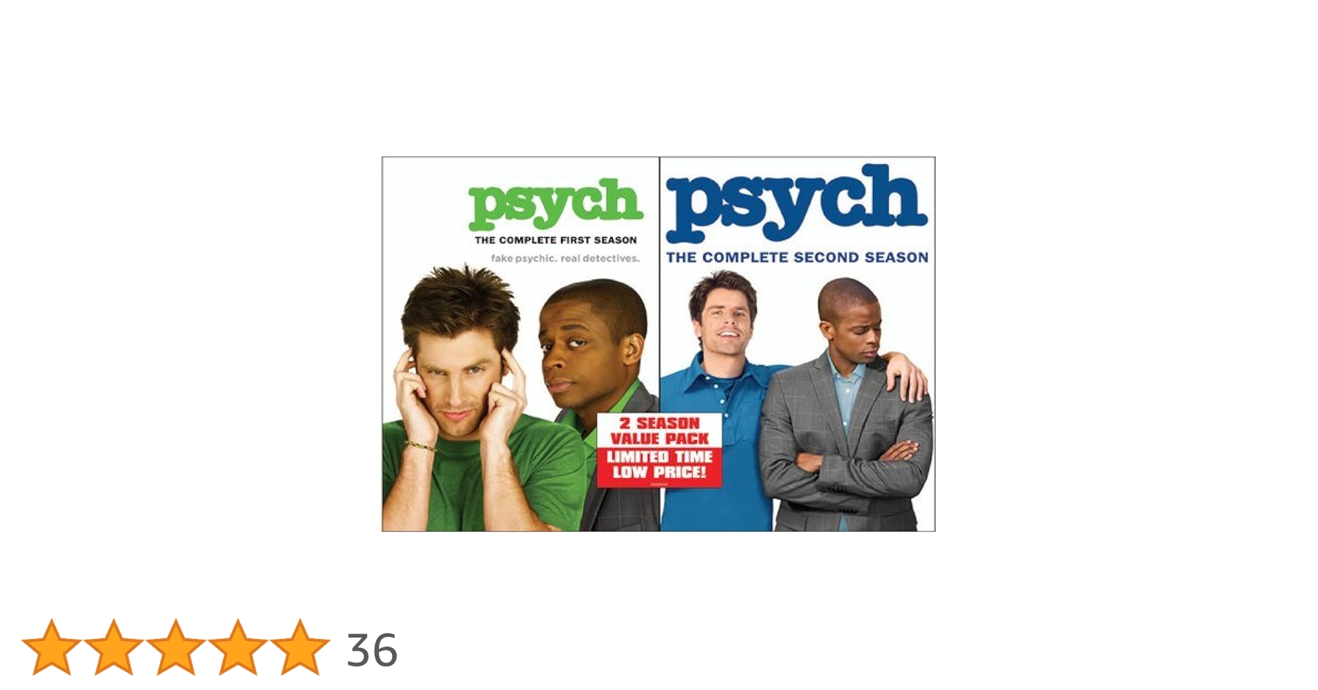 (未使用･未開封品)Psych: Complete First & Second Seasons [DVD] Psych: The Complete First & Second Seasons [Import] : James